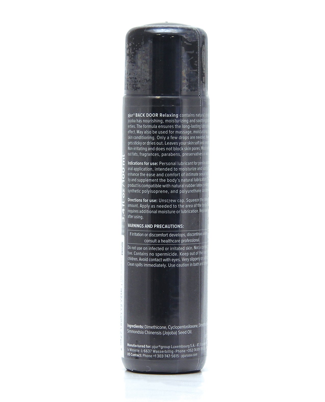 Pjur Lubrifiant Personal Siliconic Anal Back Door - Sticlă de 100 ml