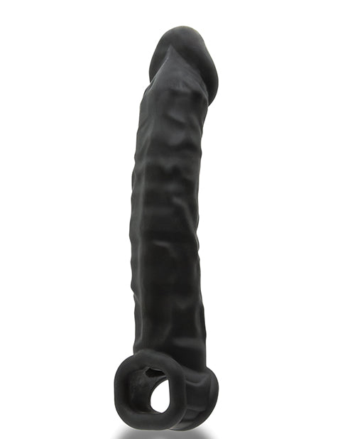Oxballs Muscle Teacă Interioară Răsucită cu Coaste, Catifelată - Ediție Specială Neagră
