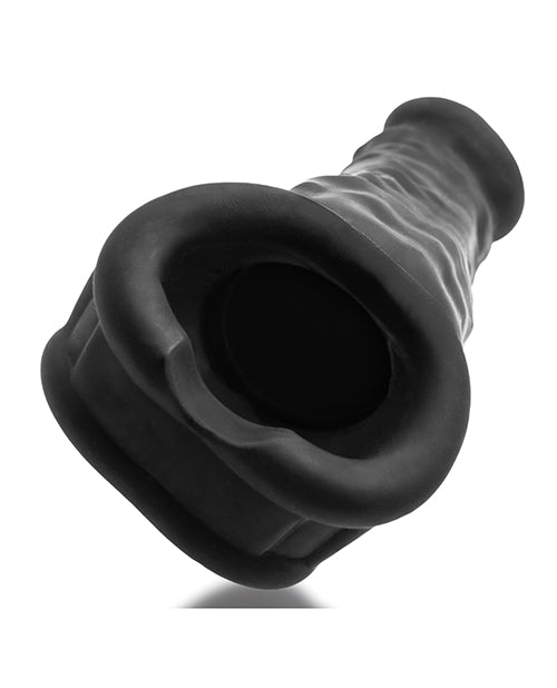 Oxballs Muscle Teacă Interioară Răsucită cu Coaste, Catifelată - Ediție Specială Neagră