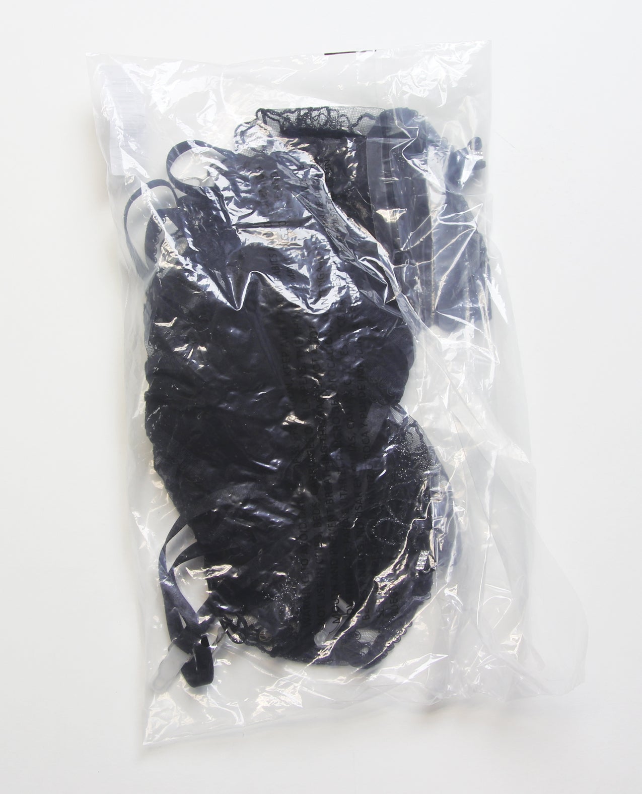 Eden Embroidered Lace & Mesh Teddy w/Garters - Black LG