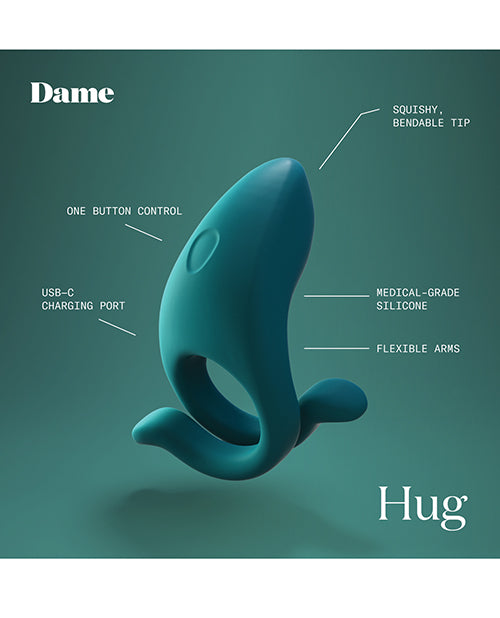 Dame Hug Wibrujący Pierścień dla Par - Fir