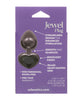 Carica l'immagine nel visualizzatore Galleria, Jewel Black Diamond Heart Butt Plug - Small, Black
