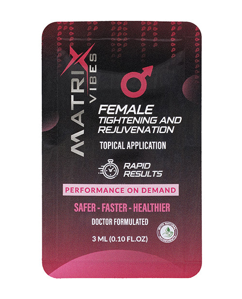 Matrix Vibes Female Enhancement Instant Arousal Serum Display Of 24 Pack 0.10 Oz