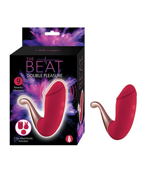 The Beat Double Pleasure G-Spot Vibrator  - Red
