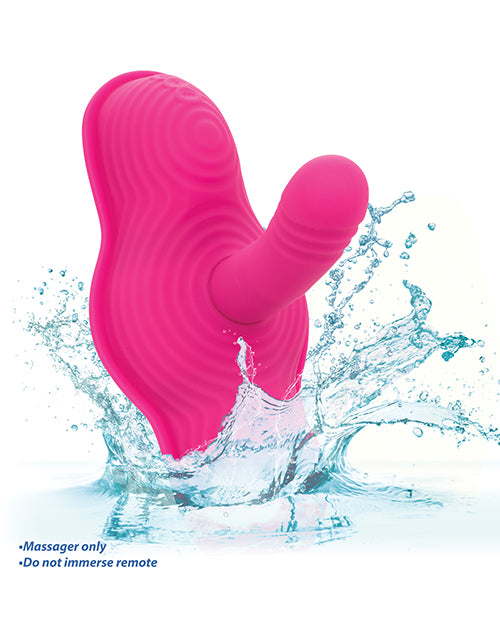 Triple Rider Remote Control Ecstasy Rumbler - Pink