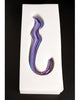 Φόρτωση εικόνας στο πρόγραμμα προβολής Gallery, Cristal Blue Flame Curved Glass Dildo - Purple
