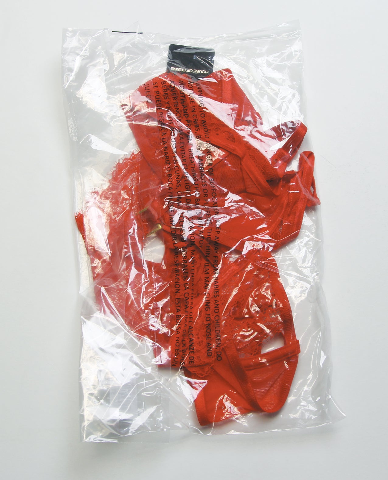 Nadia Lace & Mesh Cutout Teddy - Grenadine Dark Orange SM