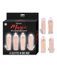 Cargue la imagen en el visor de la galería, Magic Soft &amp; Stretchy Tickler Sleeves - Clear
