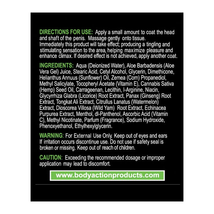 HemPleasure for Men - .5 oz Bottle