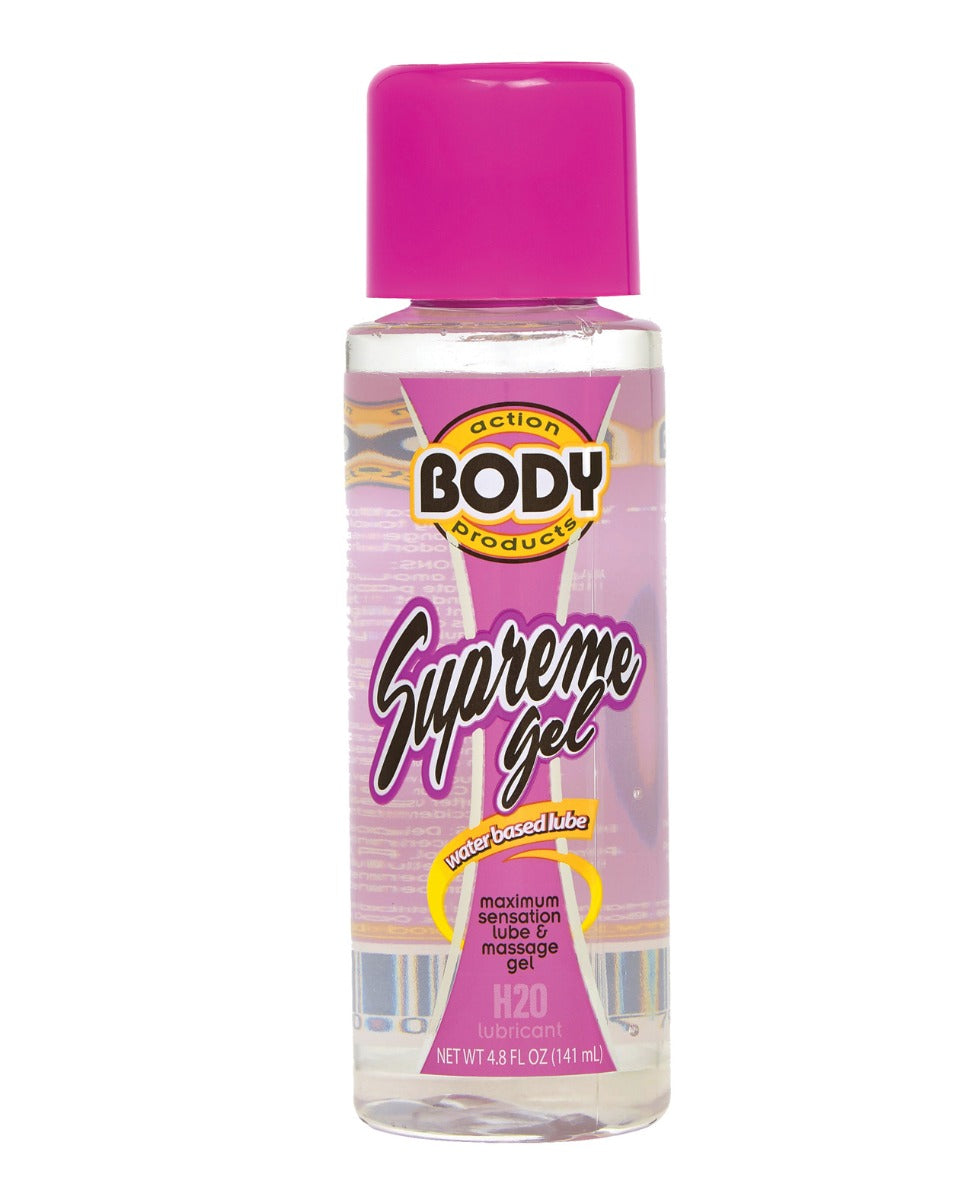 Body Action Supreme Water Based Gel - 4.8 oz Bottle