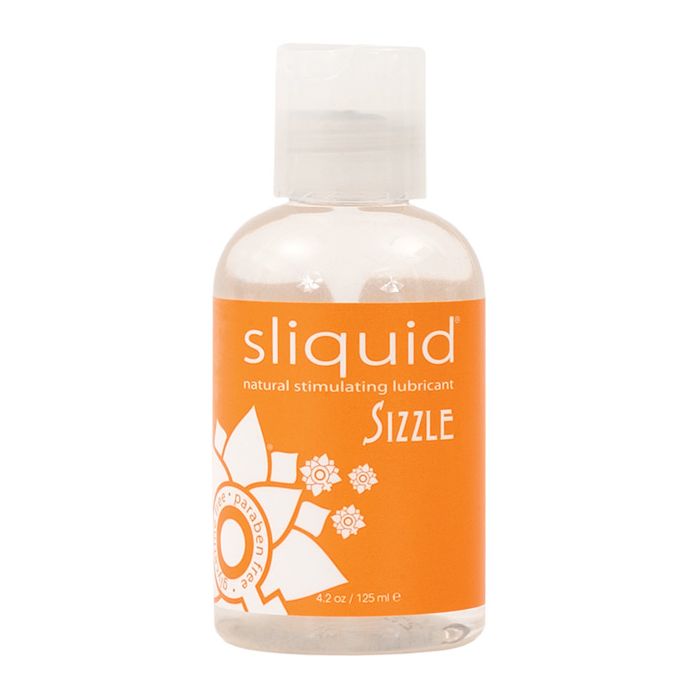 Sliquid Sizzle Warming Lube Glycerine Free Paraben Free 4.2 Oz