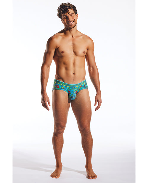 Cocksox Contour Pouch Sports Brief - Multi-Color Tiki XL