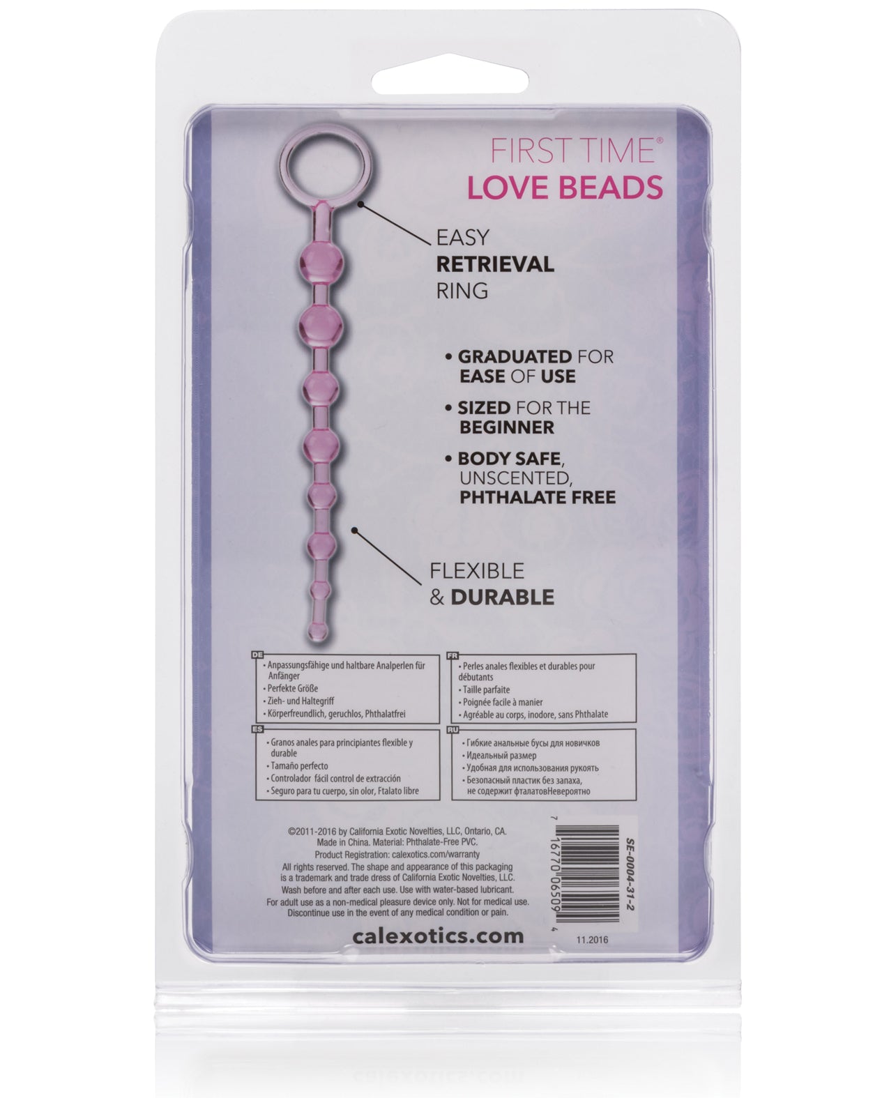 First Time Love Beads - różowe