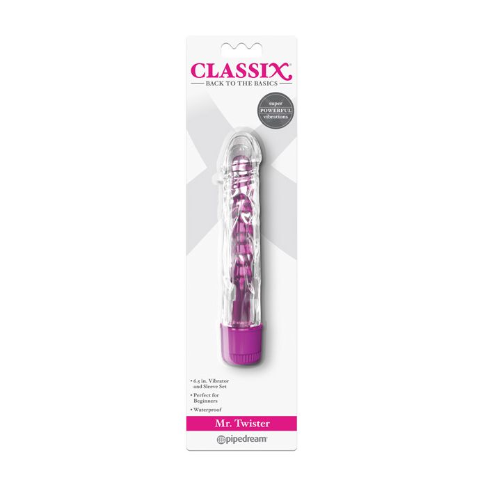 Classix Mr. Twister Vibe med hylsa - Rosa