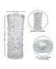 Indlæs billede i gallerifremviser, Cyclone Dual Chamber Stroker XL - Clear
