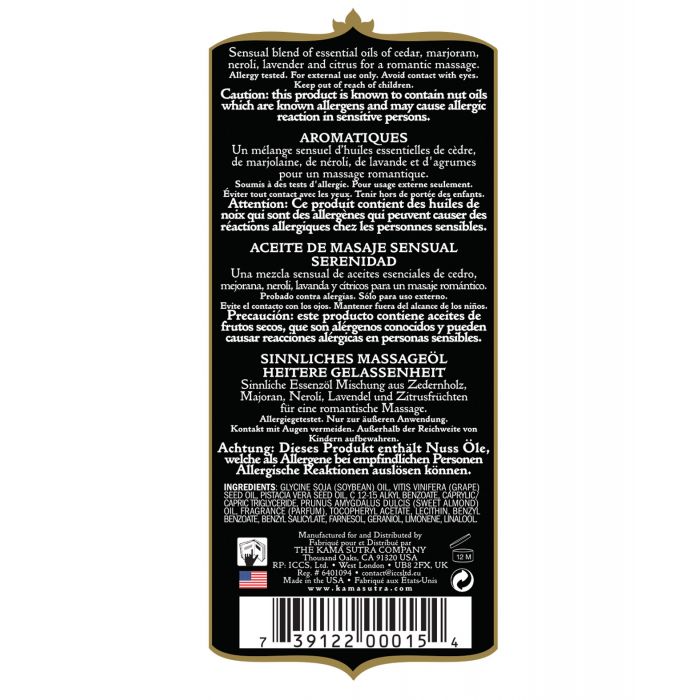 Kama Sutra Aromatisches Öl - 8 oz Gelassenheit