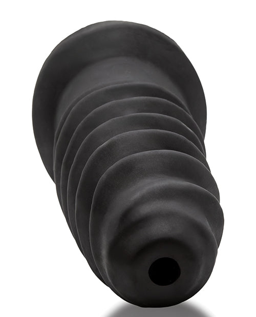 Oxballs Screwdhole Screw'd-in Open Tip Masturbator - Black