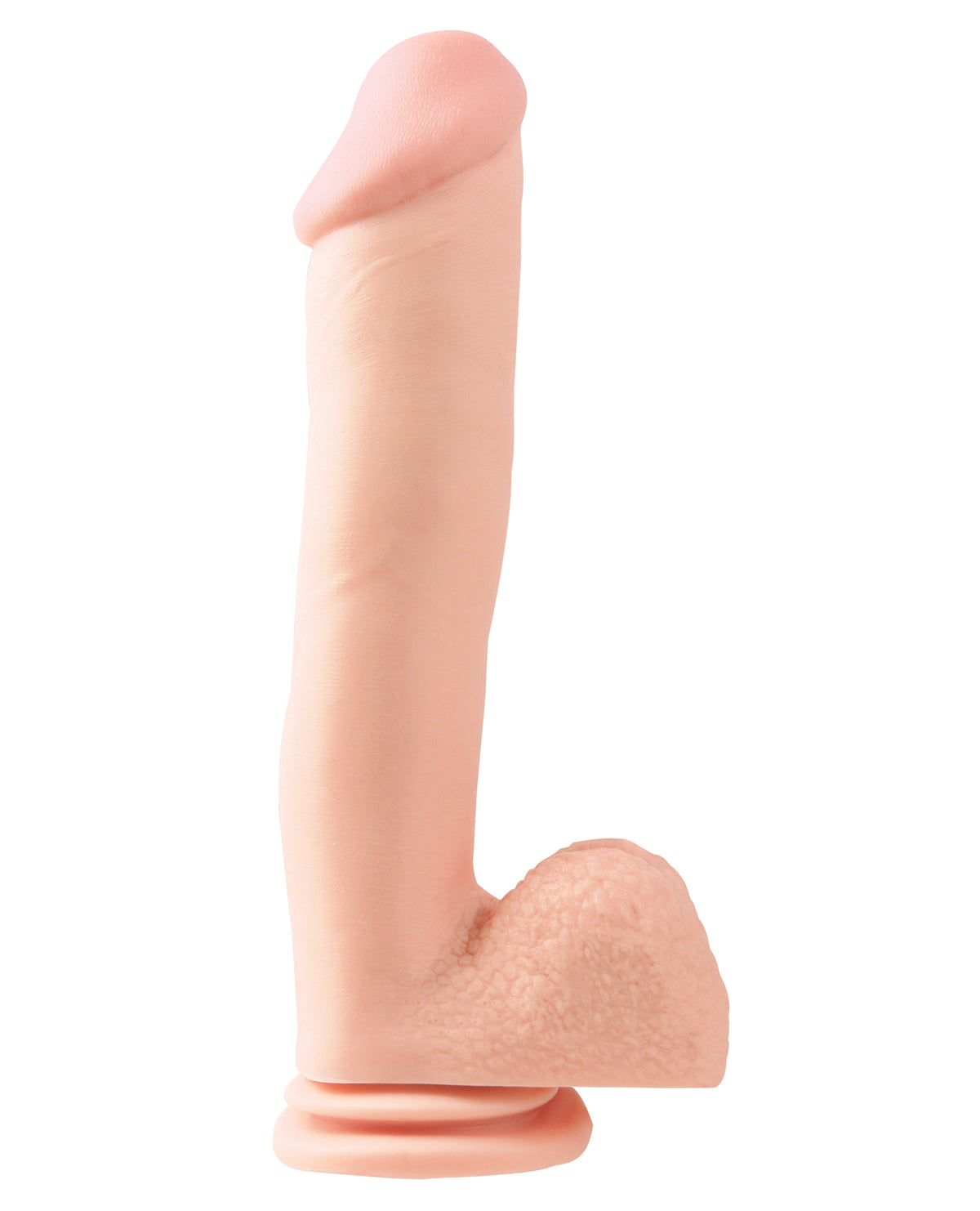 Basix Rubber Works 12" Dildo mit Saugnapf - Fleischfarben