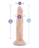 Load image into Gallery viewer, Blush Dr. Skin Silicone Dr. Carter 7.5&quot; Dildo - Vanilla
