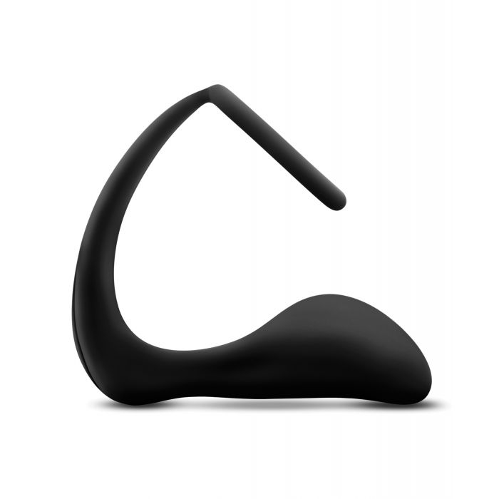 Blush Anal Adventures Silicone Cock Ring Plug Black