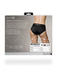 Carregar imagem no visualizador da Galeria, Shots Ouch Vibrating Strap On High-Cut Brief - Black XS/S
