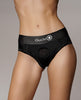 Carregar imagem no visualizador da Galeria, Shots Ouch Vibrating Strap On High-Cut Brief - Black XS/S
