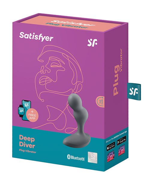 Satisfyer Deep Diver - Harmaa