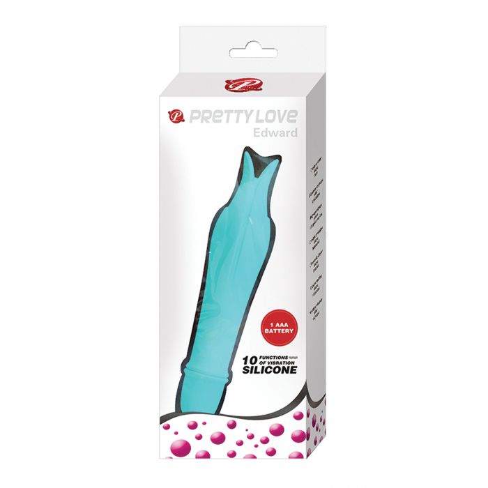 Pretty Love Edward Vibrator pentru punctul G - Albastru verzui