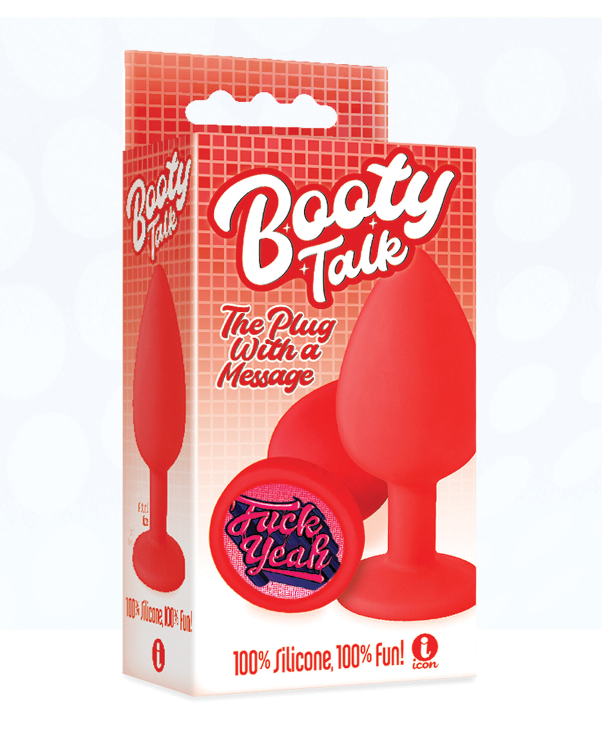 The 9's Booty Talk Fuck Yeah Plug - Red