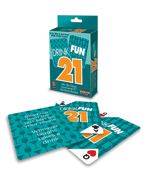 Drink Fun 21 Card Game With Extra Aces And Challenges