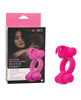 Carica l'immagine nel visualizzatore Galleria, Couple's Enhancer Silicone Rechargeable Rockin' Rabbit Enhancer - Fuchsia
