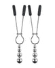 Load image into Gallery viewer, Selopa Beaded Nipple Clamps - Silver
