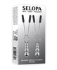 Load image into Gallery viewer, Selopa Beaded Nipple Clamps - Silver
