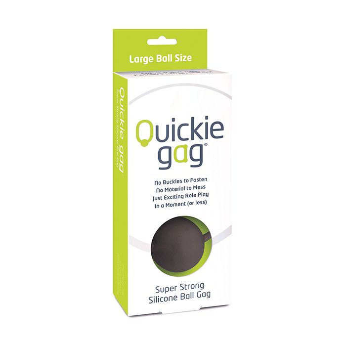 Quickie Ball Gag Large - Black