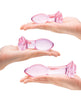 Load image into Gallery viewer, Glas 3 pc Rosebud Butt Plug Set - Pink
