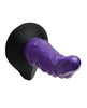 Load image into Gallery viewer, Creature Cocks Orion Invader Veiny Space Alien Silicone Dildo - Purple/Black
