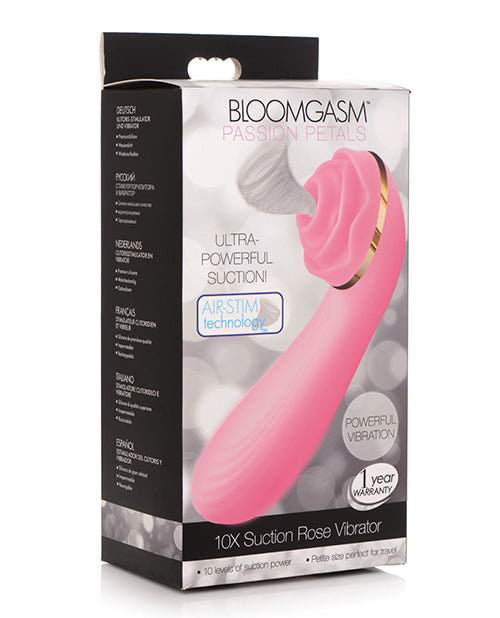 Load image into Gallery viewer, Inmi Bloomgasm Passion Petals Rose 10X Suction &amp; Vibrator - Pink
