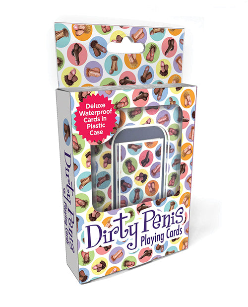 Dirty Penis Waterproof Playing Cards With Plastic Case
