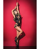 Load image into Gallery viewer, Wet Look Bodysuit w/Removable Harness Black SM

