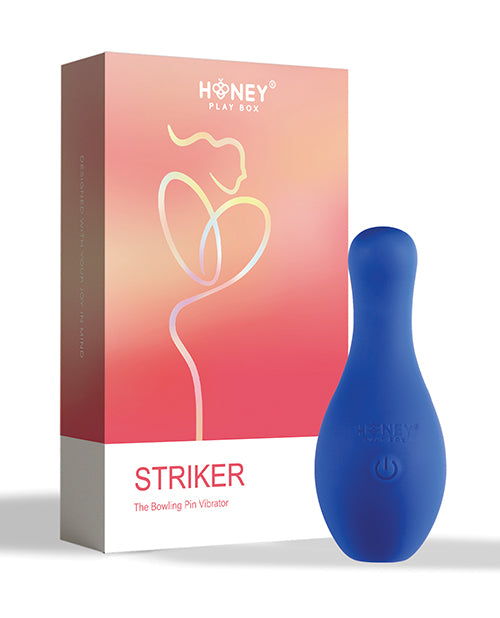 Cargue la imagen en el visor de la galería, Striker the Bowling Pin Vibrator - Blue
