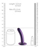 Ladda bilden i Galleri Viewer, Shots Ouch 5" Smooth G-Spot Dildo - Metallic Purple
