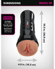 Afbeelding laden in Galerijviewer, PDX Extreme Wet Pussies Super Luscious Lips XXL Stroker - Brown
