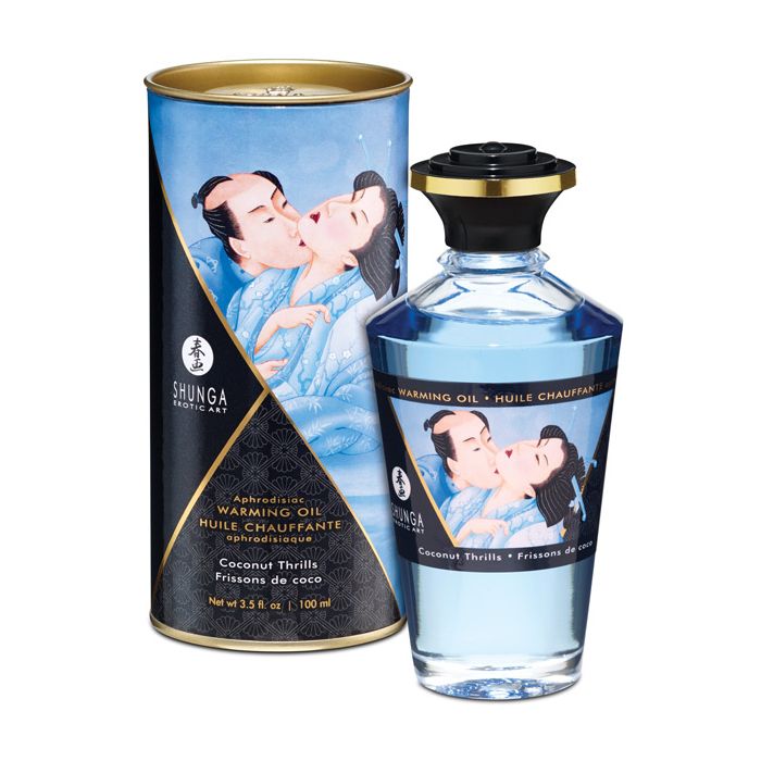 Shunga Λάδι Θέρμανσης - 3.5 oz Κοκοφοινίκια Ευχαρίστησης