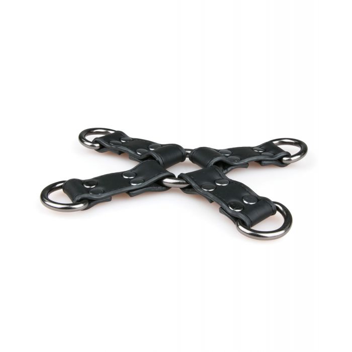 Easy Toys Faux Leather Hogtie - Black