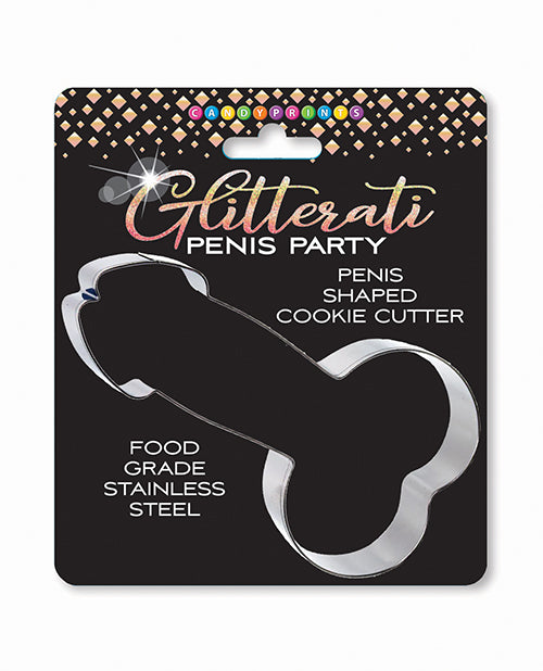 Glitterati Penis Cookie Cutter for Whimsical Baking Fun
