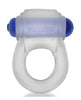 Indlæs billede i gallerifremviser, Hunky Junk Revring Cock Ring w/Vibe - Clear w/Blue Vibe

