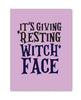 Bild in den Galerie-Viewer laden, Halloween Witch Face Greeting Card w/Sticker
