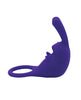 Load image into Gallery viewer, Natalie's Toy Box The Cock Hopper Cock Ring &amp; Bullet Vibrator - Purple
