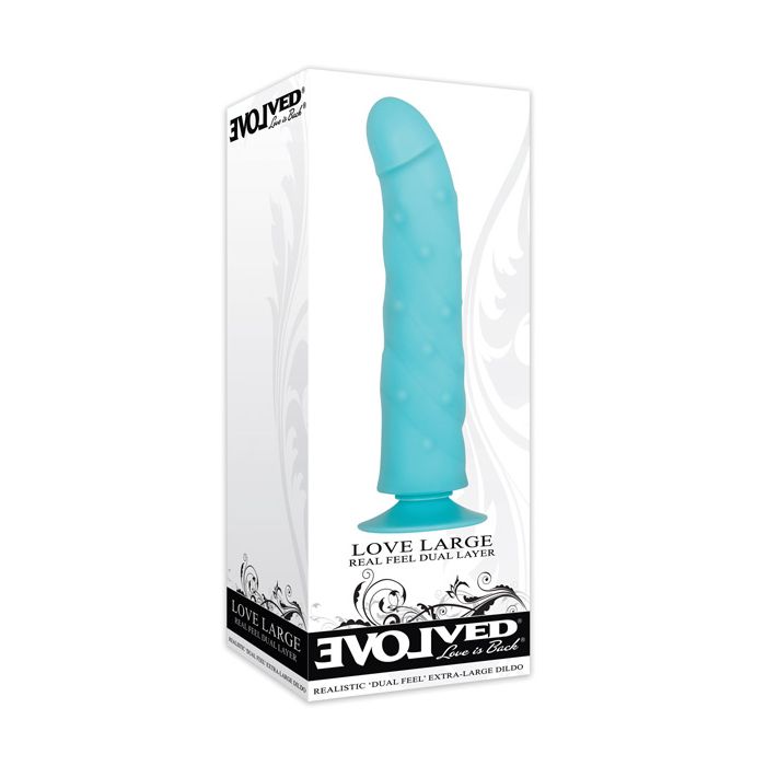 Evolved Love Grande Dildo - Blu