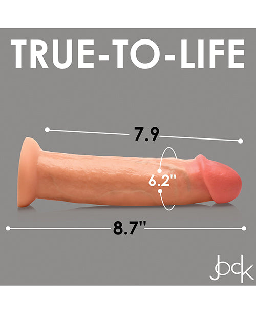 Curve Toys Jock Real Skin Silicone 8.5" Dildo